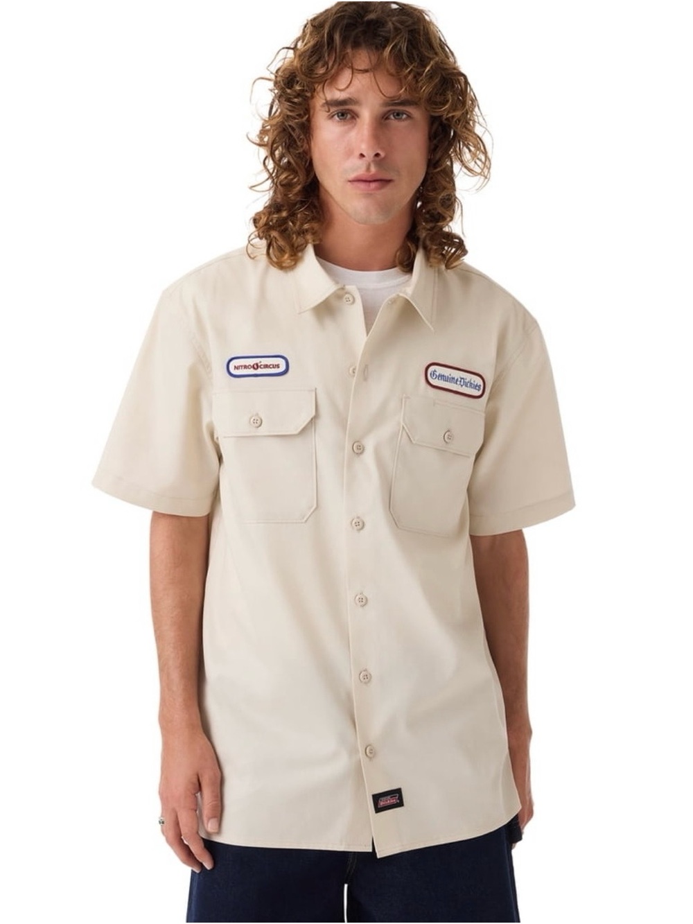 NWT Genuine Dickies x Nitro Circus Short Sleeve Medium Button down
